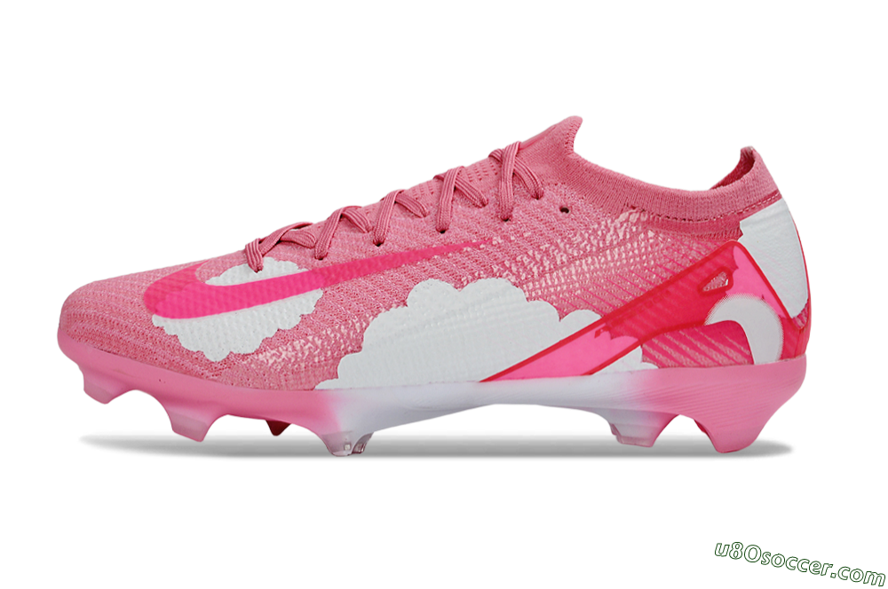 Nike Air Zoom Mercurial Vapor 16 Elite FG Firm Ground Soccer Cleats - Pink/Bright Pink/Soft White 2