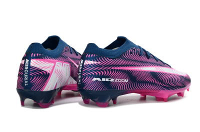 Nike Air Zoom Mercurial Vapor 16 Elite FG Firm Ground Soccer Cleats - Blue/Electric Pink/Navy Blue