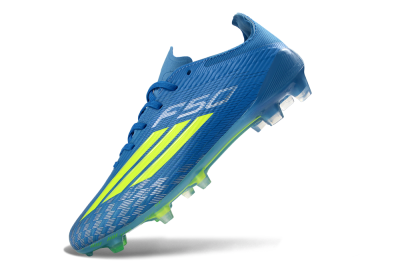 Adidas F50 Elite FG Firm Ground Soccer Cleats - Blue/Lime Green/Neo Blue