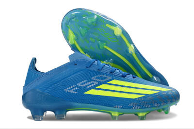 Adidas F50 Elite FG Firm Ground Soccer Cleats - Blue/Lime Green/Neo Blue
