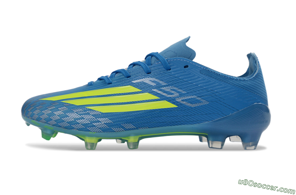 Adidas F50 Elite FG Firm Ground Soccer Cleats - Blue/Lime Green/Neo Blue 2