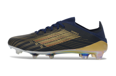 Adidas F50 Elite FG Firm Ground Soccer Cleats - Navy/Gold/Black