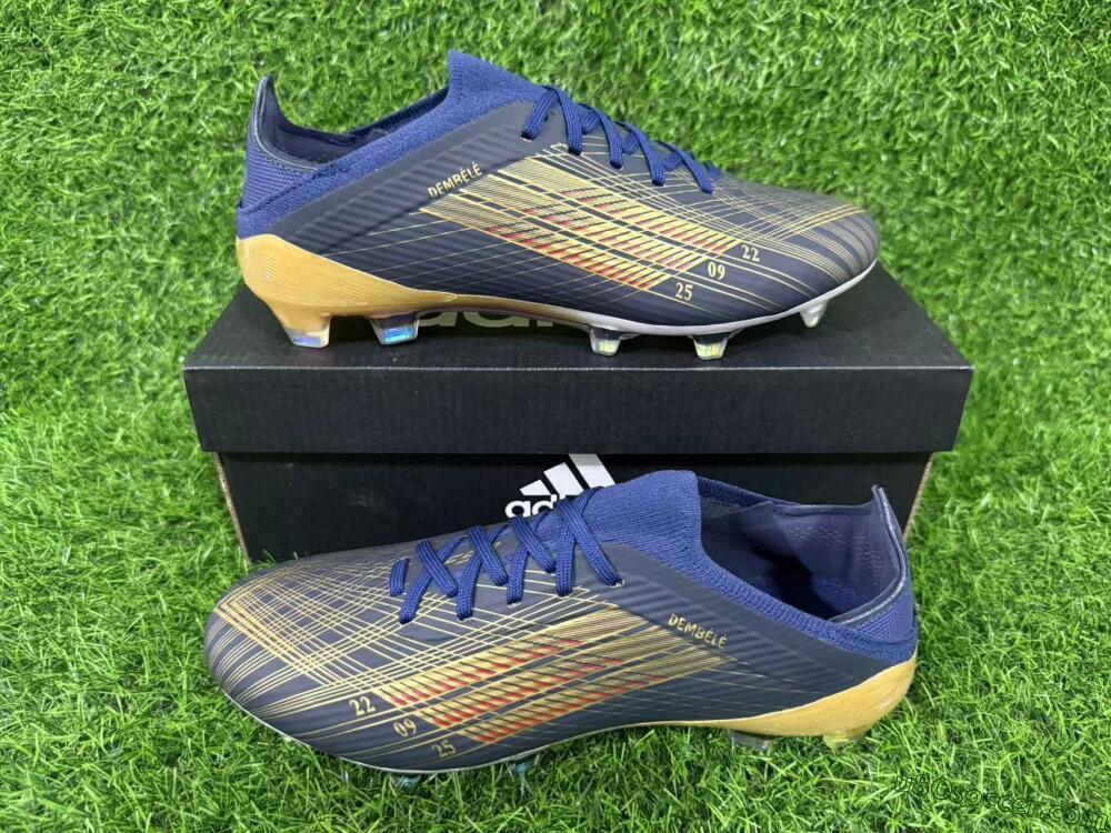 Adidas F50 Elite FG Firm Ground Soccer Cleats - Navy/Gold/Black