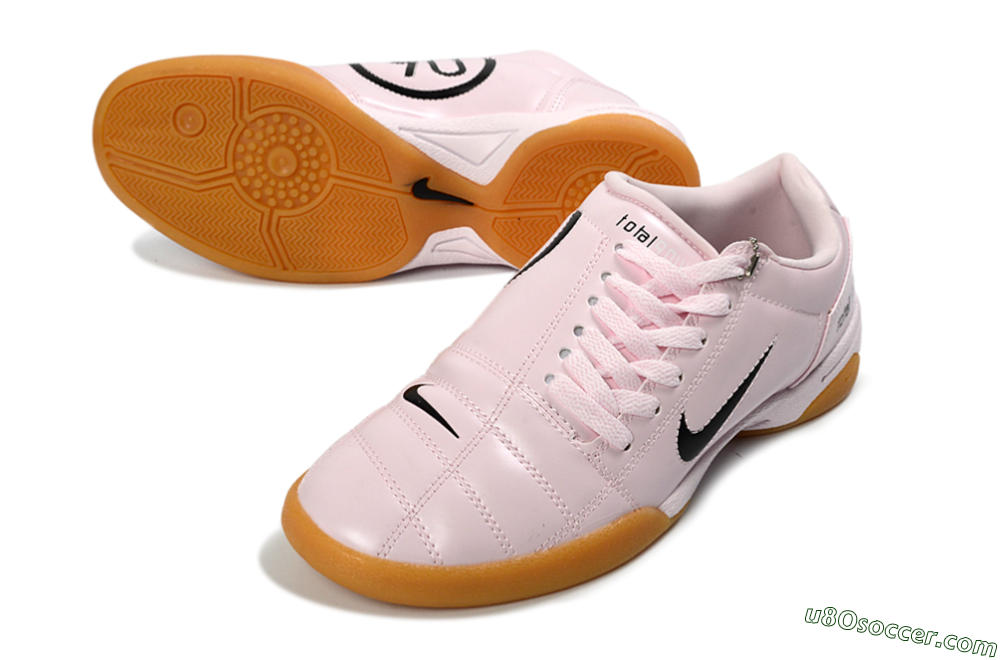 Nike Total 90 III IC Indoor & Futsal Soccer Shoes - Pink/Soft Pink/Tan 3