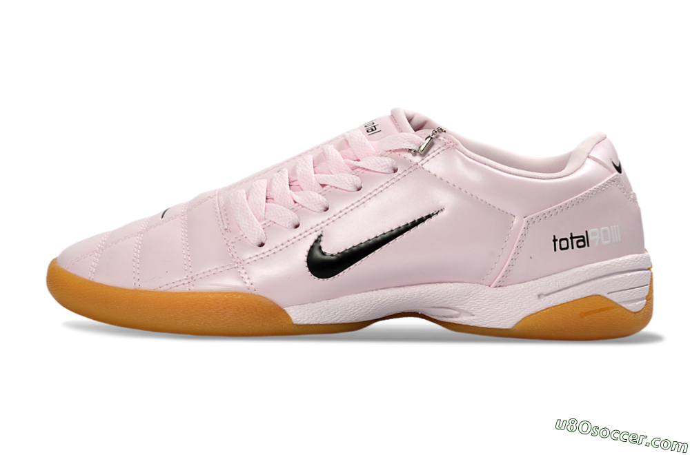 Nike Total 90 III IC Indoor & Futsal Soccer Shoes - Pink/Soft Pink/Tan 2