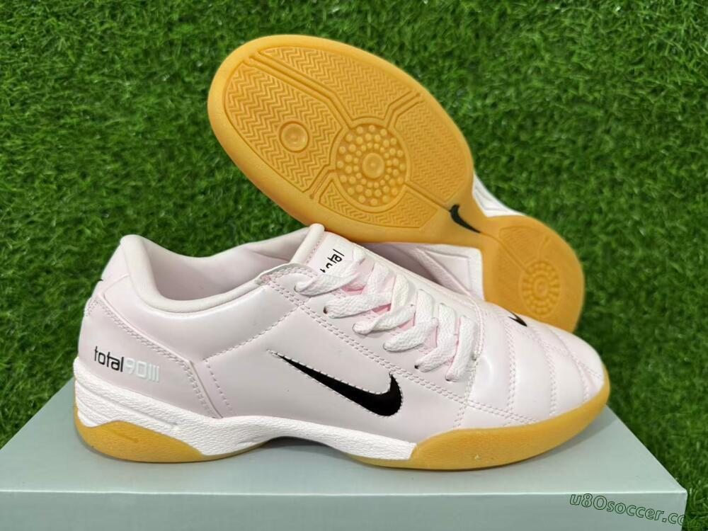 Nike Total 90 III IC Indoor & Futsal Soccer Shoes - Pink/Soft Pink/Tan