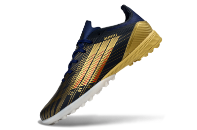 Adidas F50 Pro TF Artificial Turf Soccer Shoes - Navy/Gold/Red