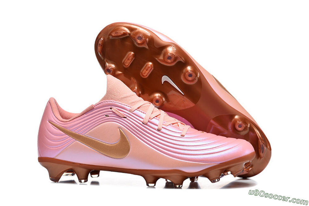 Nike Tiempo Legend 11 Elite FG Firm Ground Soccer Cleats - Pink/Blush Peach/Copper Bronze 1