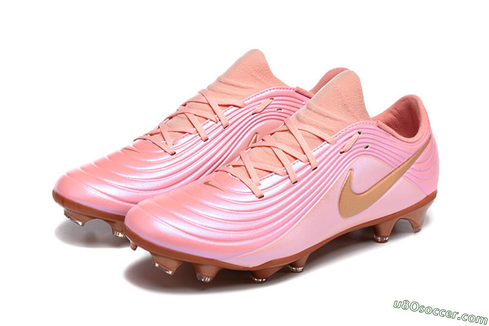 Nike Tiempo Legend 11 Elite FG Firm Ground Soccer Cleats - Pink/Blush Peach/Copper Bronze 5