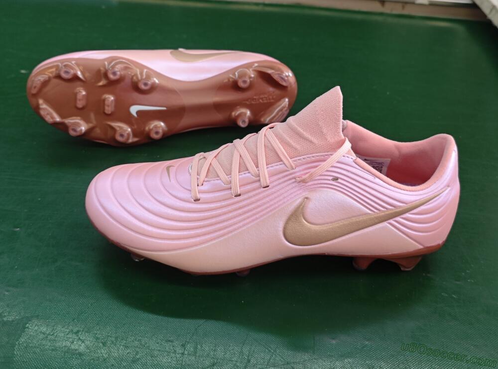 Nike Tiempo Legend 11 Elite FG Firm Ground Soccer Cleats - Pink/Blush Peach/Copper Bronze