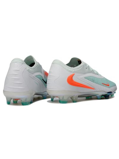 Nike Phantom 6 Elite Low FG Firm Ground Soccer Cleats - Mint/Coral Burst/Sky Blue
