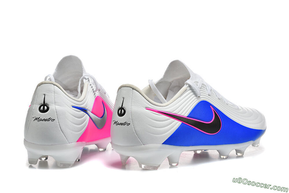 Nike Tiempo Legend 11 Elite FG Firm Ground Soccer Cleats - Blue/Vibrant Blue/Neon Pink 9
