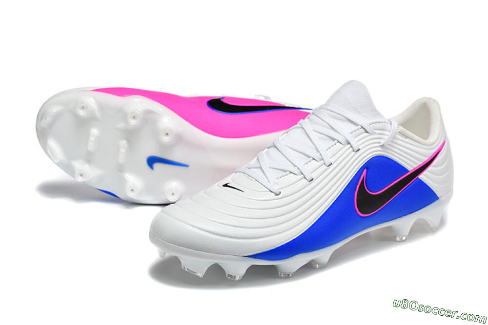 Nike Tiempo Legend 11 Elite FG Firm Ground Soccer Cleats - Blue/Vibrant Blue/Neon Pink 3