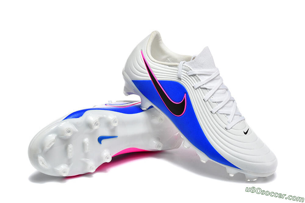 Nike Tiempo Legend 11 Elite FG Firm Ground Soccer Cleats - Blue/Vibrant Blue/Neon Pink 4