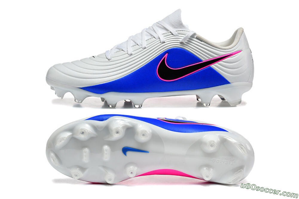 Nike Tiempo Legend 11 Elite FG Firm Ground Soccer Cleats - Blue/Vibrant Blue/Neon Pink 0