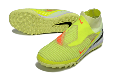 Nike Phantom 6 Elite High TF Artificial Turf Soccer Shoes - Yellow/Vibrant Lime/Black