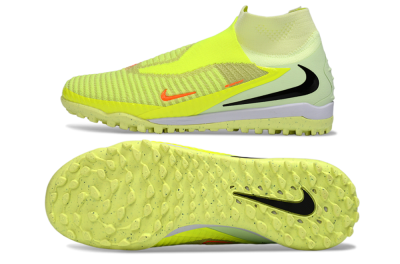 Nike Phantom 6 Elite High TF Artificial Turf Soccer Shoes - Yellow/Vibrant Lime/Black