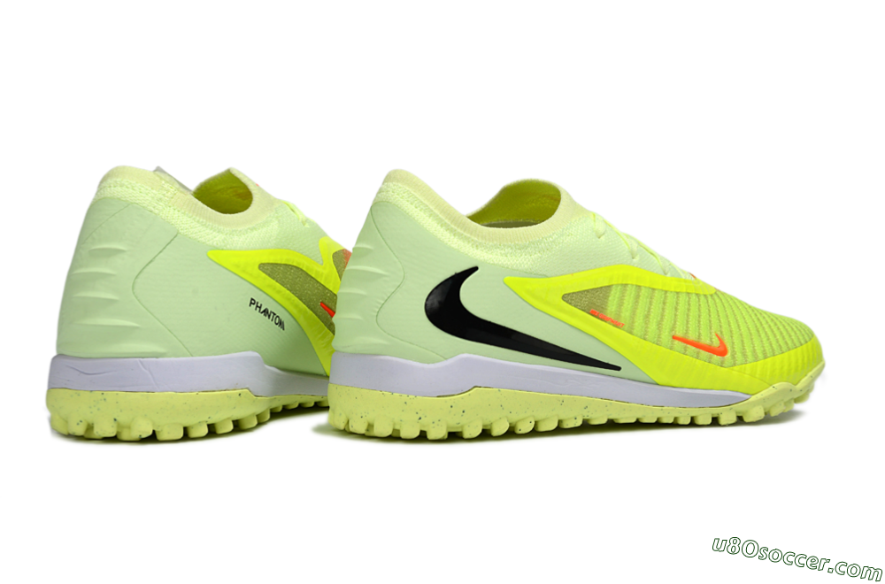 Nike Phantom 6 Elite Low TF Artificial Turf Soccer Shoes - Yellow/Neon Green/Black 7
