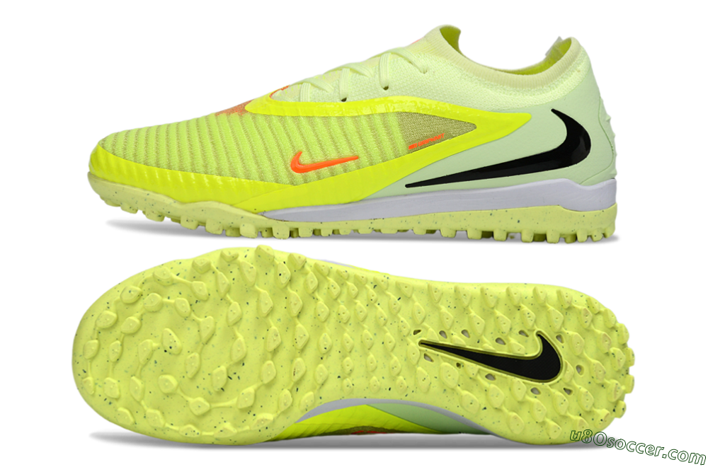 Nike Phantom 6 Elite Low TF Artificial Turf Soccer Shoes - Yellow/Neon Green/Black 0