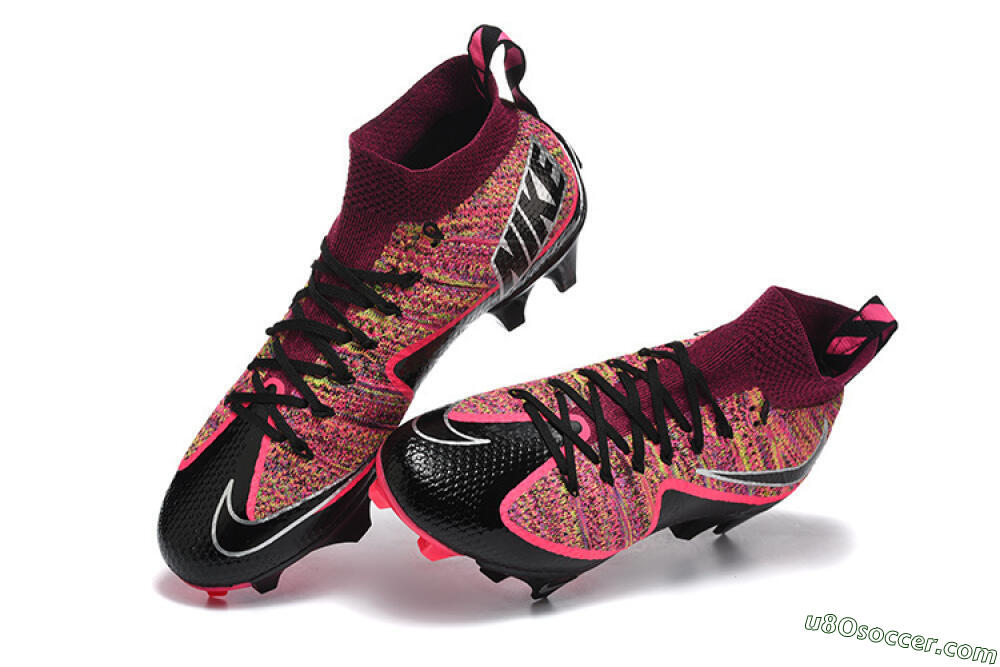 Nike Magista Obra FG Firm Ground Soccer Cleats - Black/Fuchsia Pink/Crimson Red 6