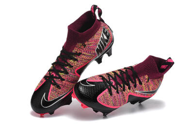 Nike Magista Obra FG Firm Ground Soccer Cleats - Black/Fuchsia Pink/Crimson Red