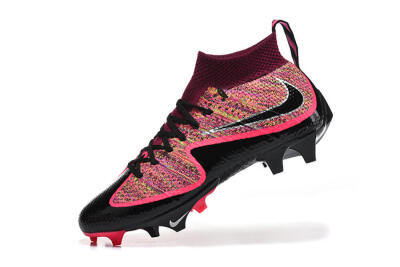 Nike Magista Obra FG Firm Ground Soccer Cleats - Black/Fuchsia Pink/Crimson Red