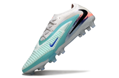 Nike Phantom 6 Elite Low AG Artificial Grass Soccer Cleats - Aqua/Ocean Breeze/Sunset Glow