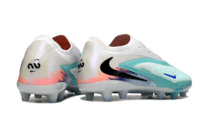 Nike Phantom 6 Elite Low AG Artificial Grass Soccer Cleats - Aqua/Ocean Breeze/Sunset Glow