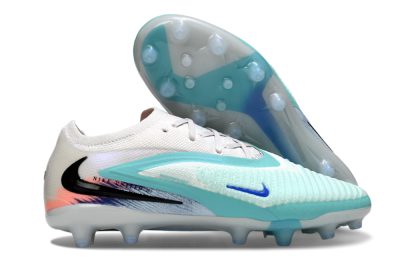 Nike Phantom 6 Elite Low AG Artificial Grass Soccer Cleats - Aqua/Ocean Breeze/Sunset Glow
