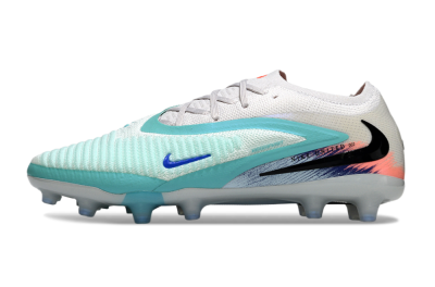 Nike Phantom 6 Elite Low AG Artificial Grass Soccer Cleats - Aqua/Ocean Breeze/Sunset Glow