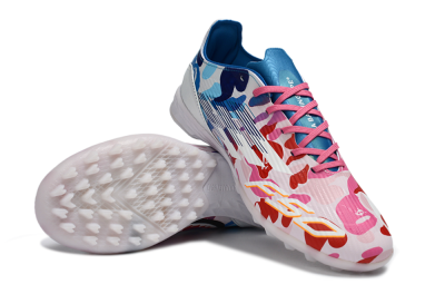 Adidas F50 Elite TF Artificial Turf Soccer Shoes - Pink/Vibrant Pink/Cool Blue