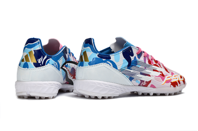 Adidas F50 Elite TF Artificial Turf Soccer Shoes - Pink/Vibrant Pink/Cool Blue