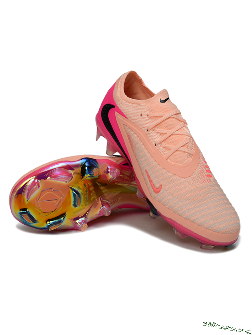 Nike Phantom 6 Elite Low FG Firm Ground Soccer Cleats - Pink/Coral Blush/Electric Magenta 3