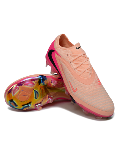 Nike Phantom 6 Elite Low FG Firm Ground Soccer Cleats - Pink/Coral Blush/Electric Magenta
