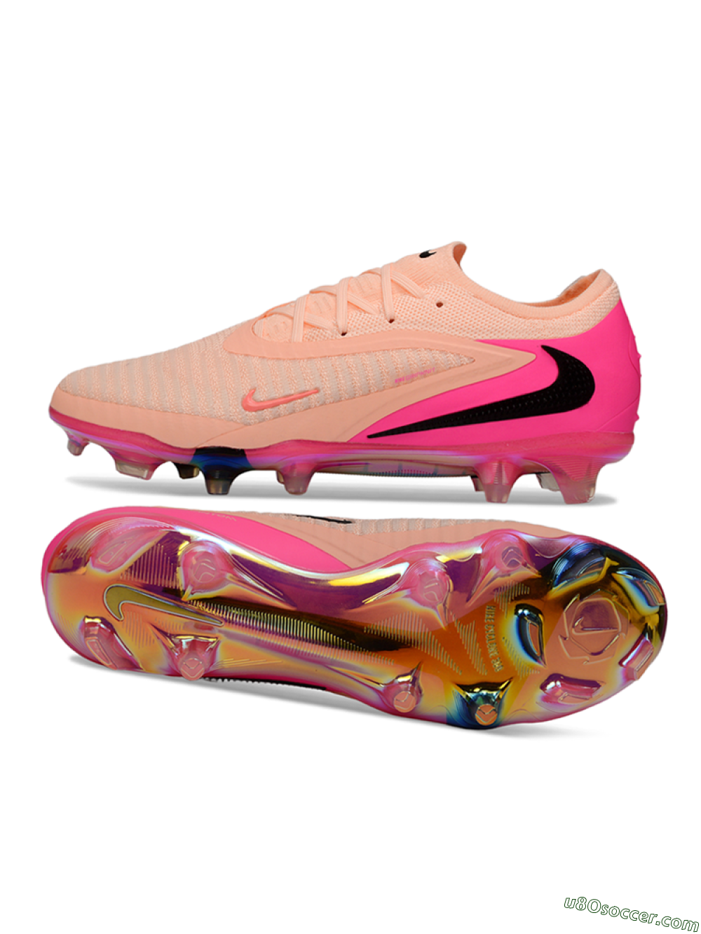 Nike Phantom 6 Elite Low FG Firm Ground Soccer Cleats - Pink/Coral Blush/Electric Magenta 0