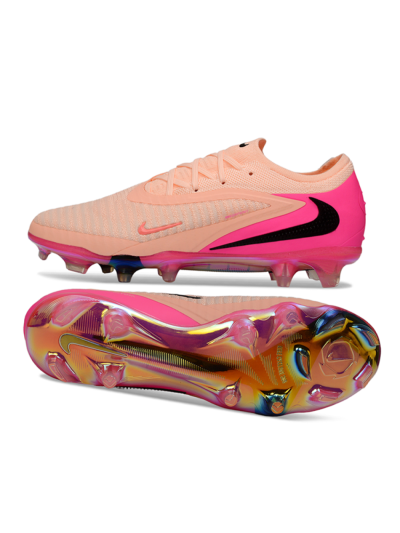Nike Phantom 6 Elite Low FG Firm Ground Soccer Cleats - Pink/Coral Blush/Electric Magenta