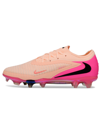 Nike Phantom 6 Elite Low FG Firm Ground Soccer Cleats - Pink/Coral Blush/Electric Magenta