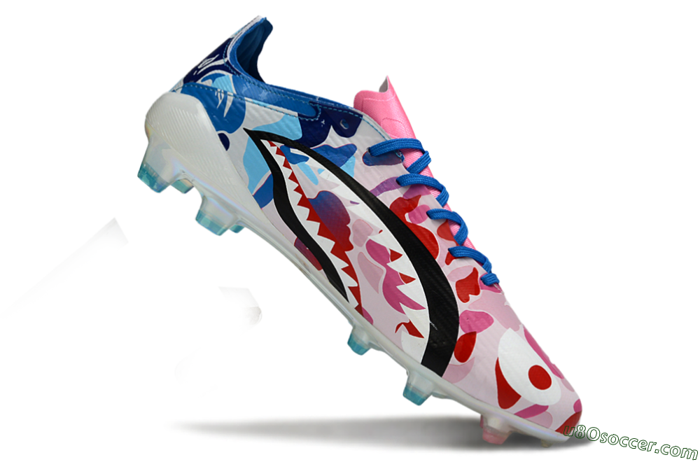 Adidas F50 Elite FG Firm Ground Soccer Cleats - Pink/Sky Blue/Candy Red 5