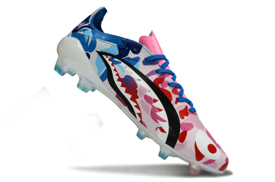 Adidas F50 Elite FG Firm Ground Soccer Cleats - Pink/Sky Blue/Candy Red