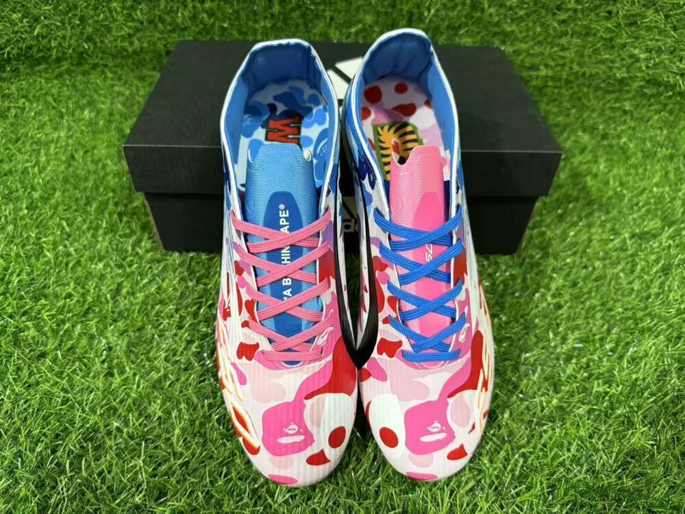 Adidas F50 Elite FG Firm Ground Soccer Cleats - Pink/Sky Blue/Candy Red