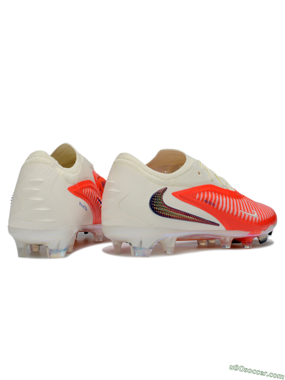 Nike Phantom 6 Elite Low FG Firm Ground Soccer Cleats - Red/Coral Burst/White 6