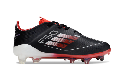 Adidas F50 Elite FG Firm Ground Soccer Cleats - Black/Crimson Red/White