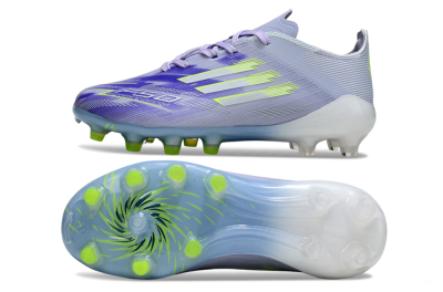 Adidas F50 Elite FG Firm Ground Soccer Cleats - Purple/Bright Yellow/Light Blue