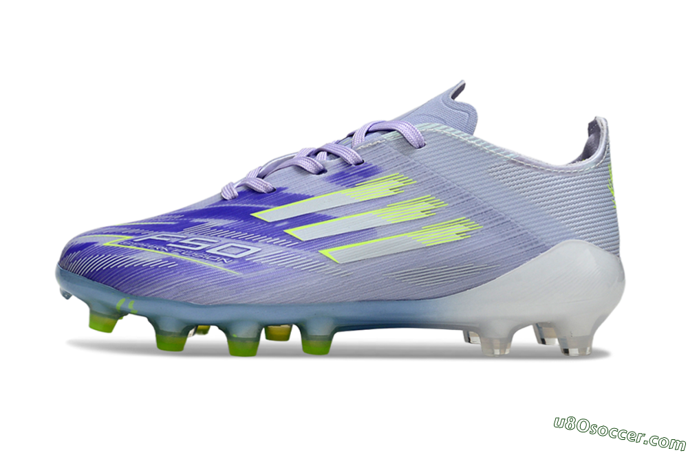 Adidas F50 Elite FG Firm Ground Soccer Cleats - Purple/Bright Yellow/Light Blue 1