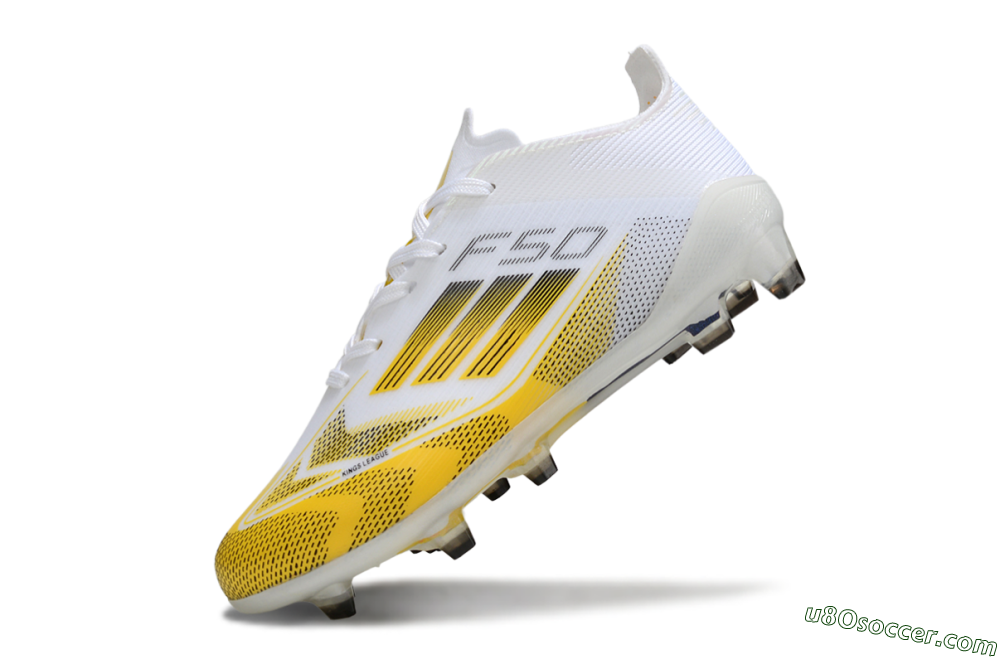 Adidas F50 Elite FG Firm Ground Soccer Cleats - Yellow/Bright Sunshine/White Sparkle 4