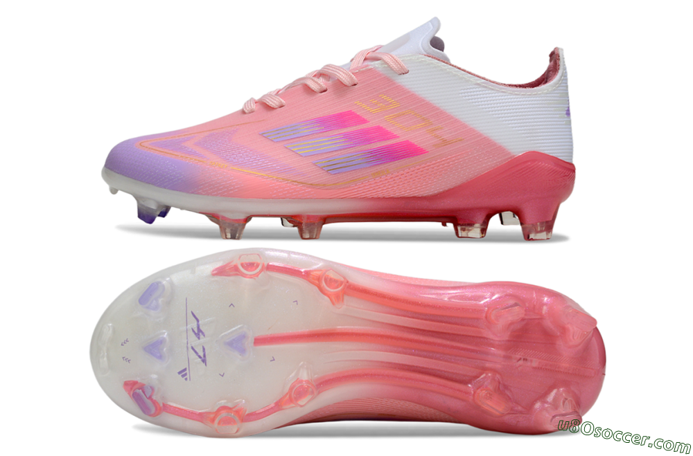 Adidas F50 Elite FG Firm Ground Soccer Cleats - Pink/Blush Pink/Soft Lavender 0