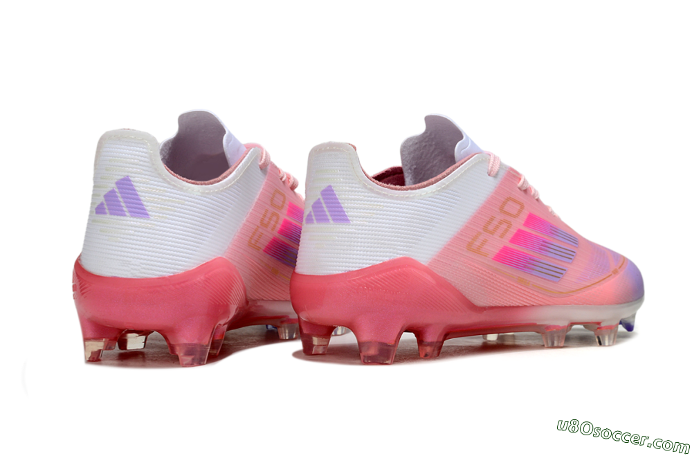 Adidas F50 Elite FG Firm Ground Soccer Cleats - Pink/Blush Pink/Soft Lavender 5