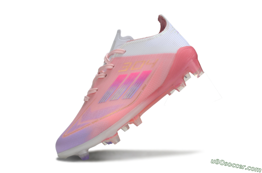 Adidas F50 Elite FG Firm Ground Soccer Cleats - Pink/Blush Pink/Soft Lavender 4