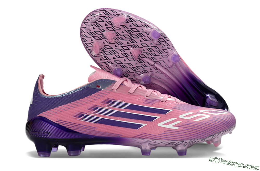 Adidas F50 Elite FG Firm Ground Soccer Cleats - Pink/Vibrant Violet/Soft Lilac 1