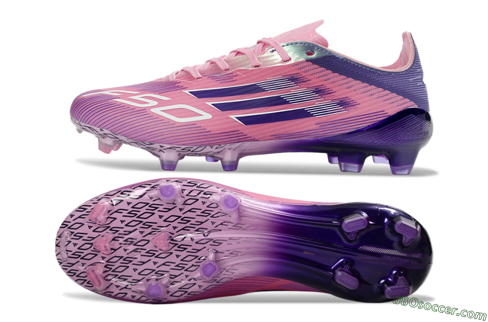 Adidas F50 Elite FG Firm Ground Soccer Cleats - Pink/Vibrant Violet/Soft Lilac 0